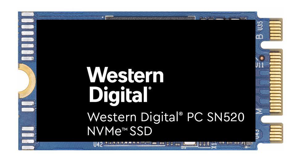 SDAPNUW-128G-1202 Western Digital SN520 128GB TLC PCI Express NVMe 3.0 x2 M.2 2280 Solid State Drive (SSD)