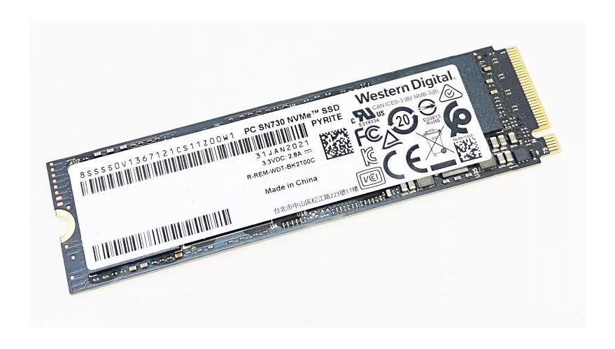 SDBPNTY-1T00-10SB Western Digital PC SN730 Series 1TB PCI Express NVMe 3.0 x4 M.2 2280 Solid State Drive (SSD)