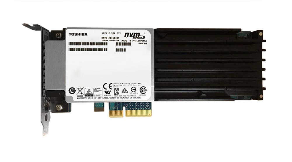 SDFJS20GEA01 Toshiba Enterprise 4TB MLC PCI Express 3.0 x4 NVMe Read Intensive (PLP) HH-HL Add-in Card Solid State Drive (SSD)