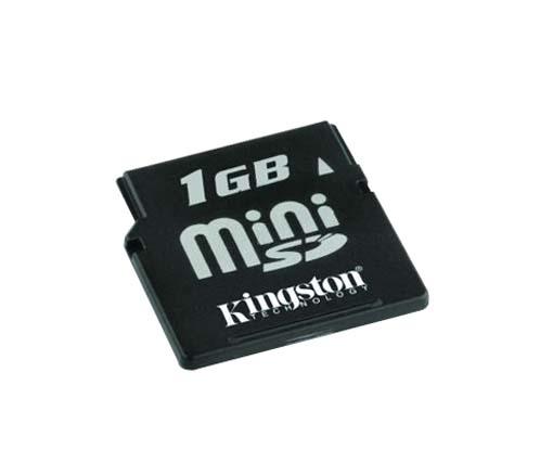 SDM/1GBFE Kingston 1GB miniSD Flash Memory Card