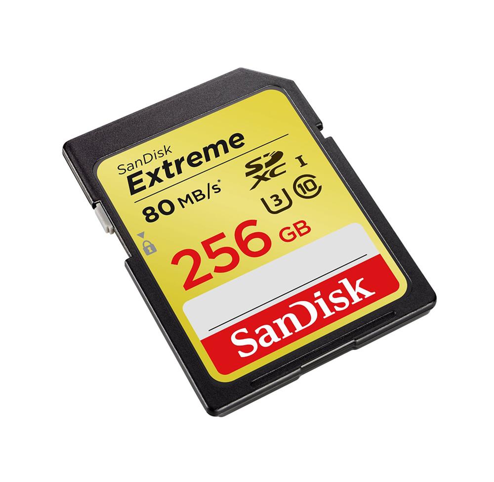 SDSDXNF-256G-ANC SanDisk Extreme 256GB Class 10 SDXC UHS-I Flash Memory Card