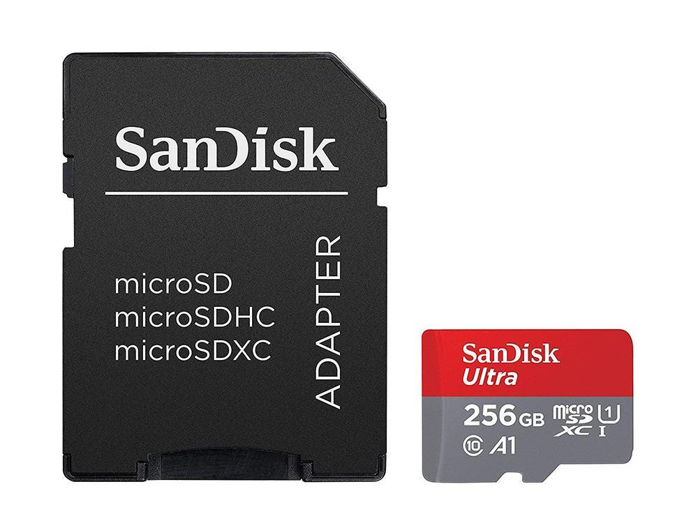 SDSQUNI-256G-QN6MA SanDisk Ultra 256GB Class10 microSDXC Flash Memory Card includes Adapter