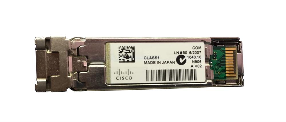 SFP-1GB-SX Cisco 1Gbps 1000Base-SX Multi-mode Fiber 550m 850nm Duplex LC Connector SFP Transceiver Module (Refurbished)