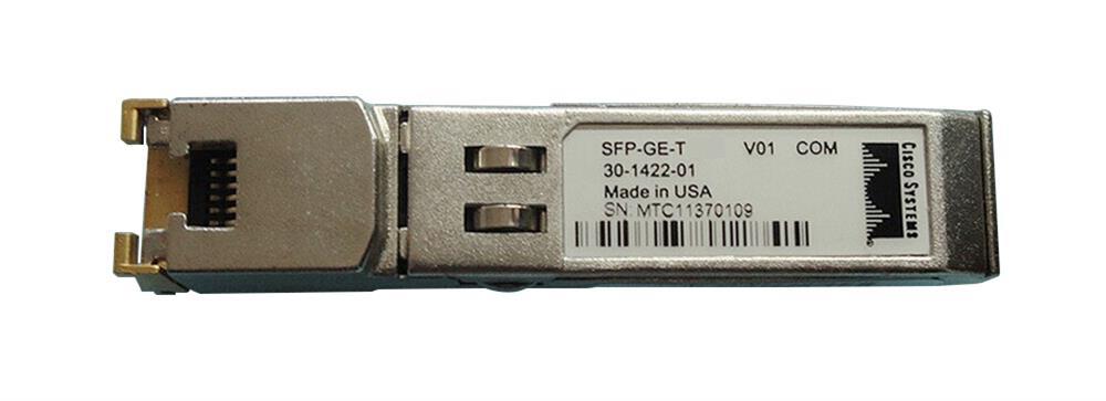 SFP-GE-T Cisco 1Gbps 1000Base-T Copper 100m RJ-45 Connector SFP Transceiver Module
