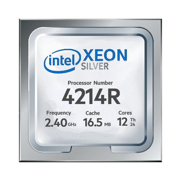 SILVER-4214R Intel Xeon Silver 4214R 12-Core 2.40GHz 9.60GT/s UPI 16.5MB L3 Cache Socket FCLGA3647 Processor