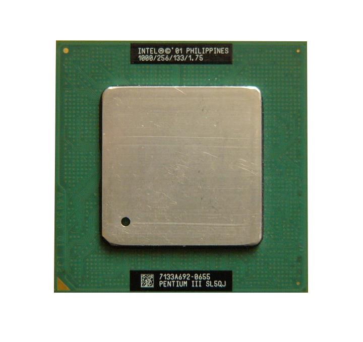 SL5QJ Intel Pentium III 1.00GHz 133MHz FSB 256KB L2 Cache Socket PPGA370 Processor
