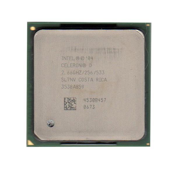 SL7NV Intel Celeron D 330 2.66GHz 533MHz FSB 256KB L2 Cache Socket PPGA478 Desktop Processor