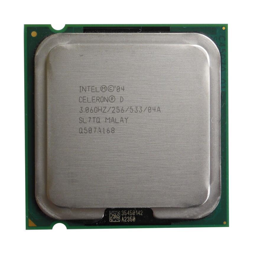 SL7TQ Intel Celeron D 345J 3.06GHz 533MHz FSB 256KB L2 Cache Socket LGA775 Desktop Processor