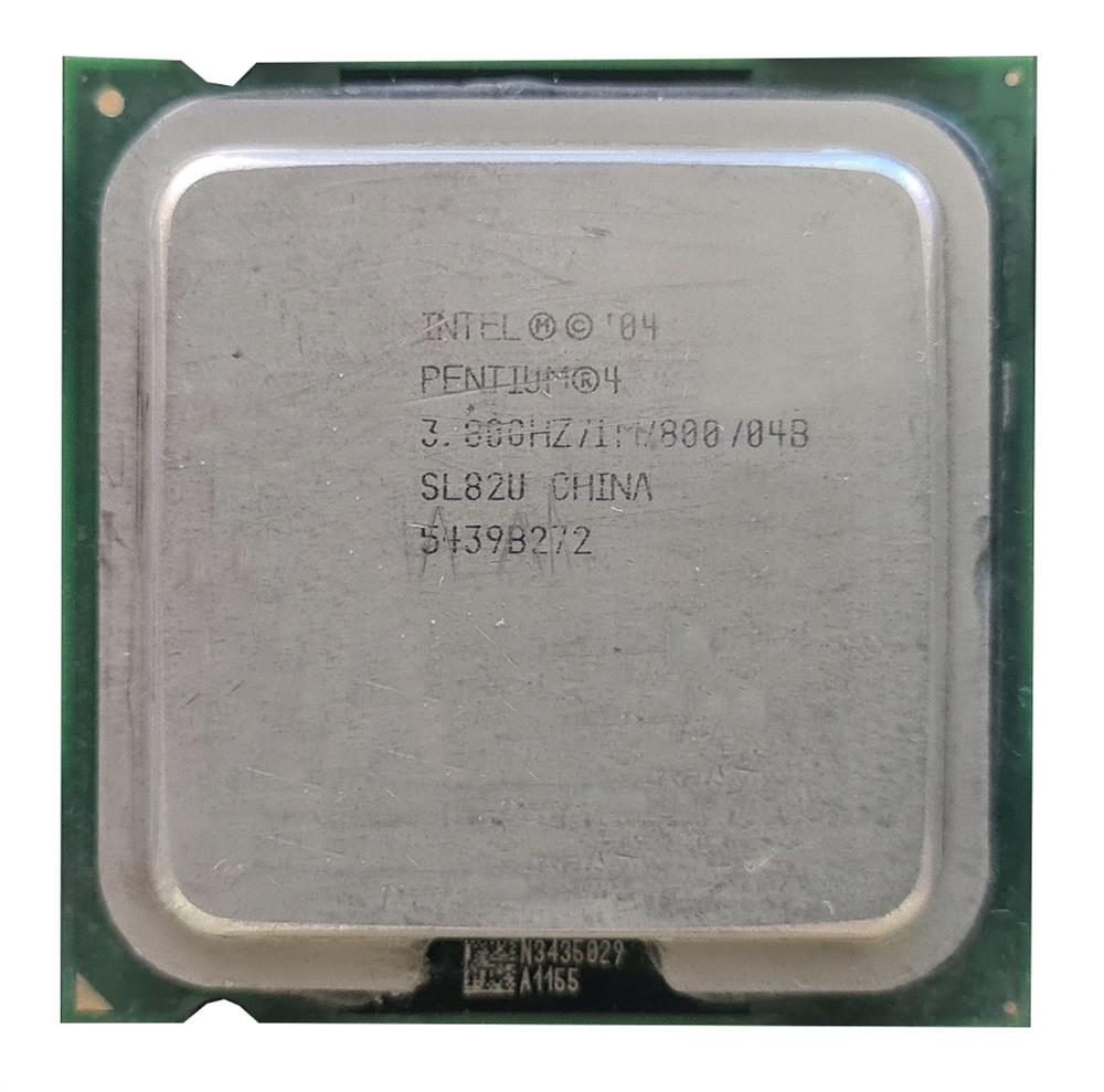 SL82U Intel Pentium 4 570 3.80GHz 800MHz FSB 1MB L2 Cache Socket LGA775 Desktop Processor