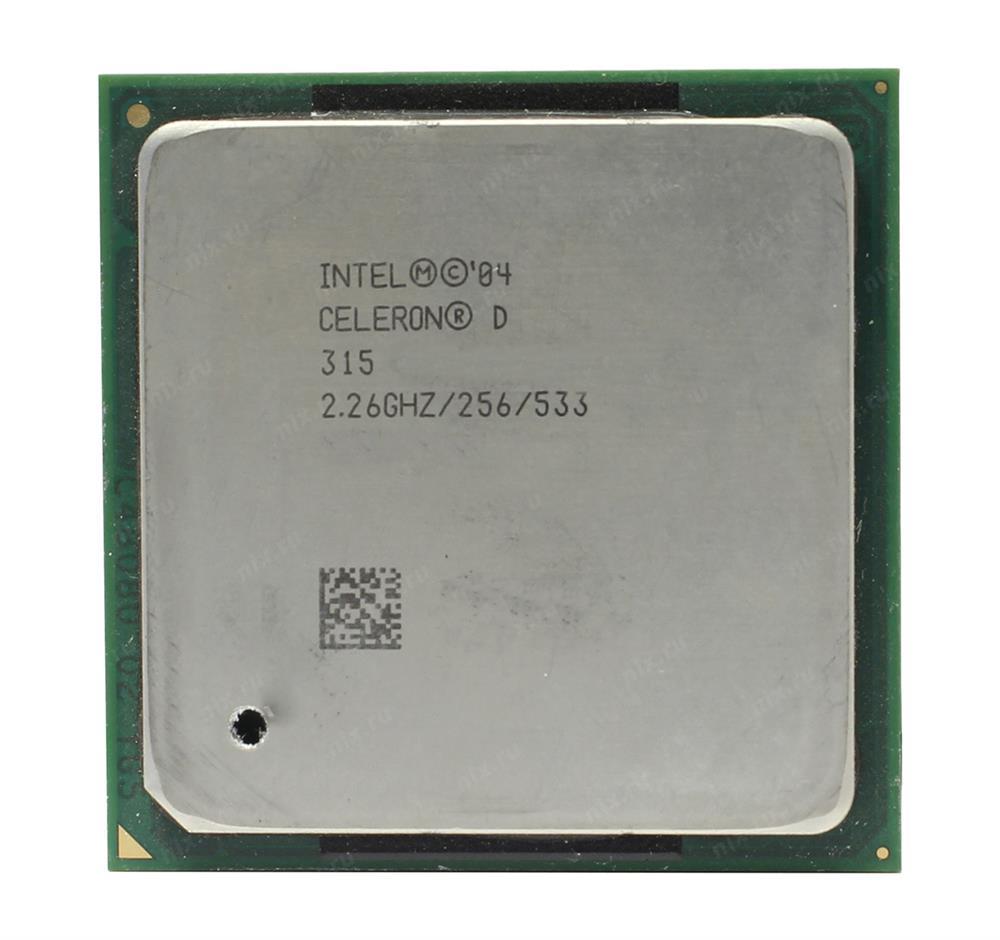 SL8AW Intel Celeron D 315 2.26GHz 533MHz FSB 256KB L2 Cache Socket PPGA478 Desktop Processor