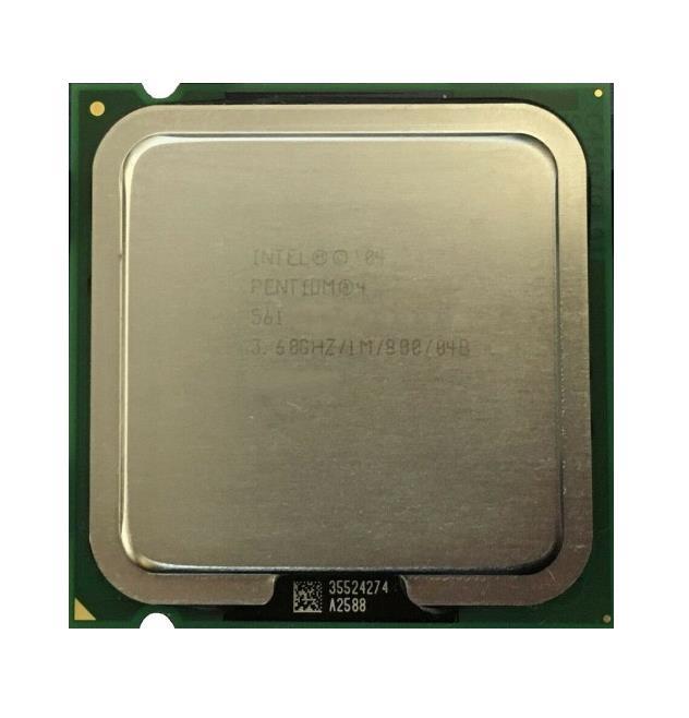SL8J6 Intel Pentium 4 561 3.60GHz 800MHz FSB 1MB L2 Cache Socket 775 Processor