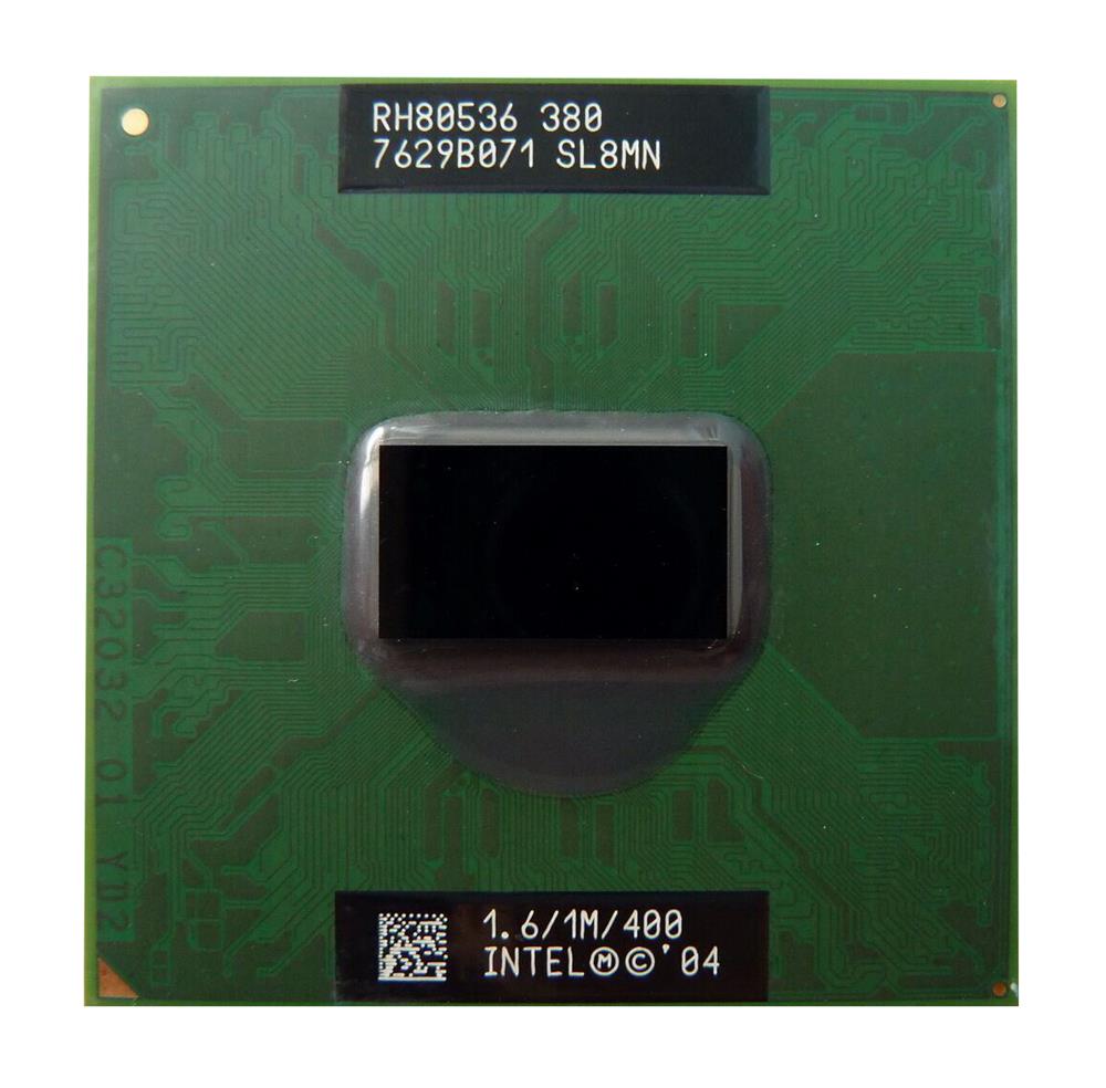 SL8MN Intel Celeron 380 1.60GHz 400MHz FSB 1MB L2 Cache Socket PPGA478 Mobile Processor