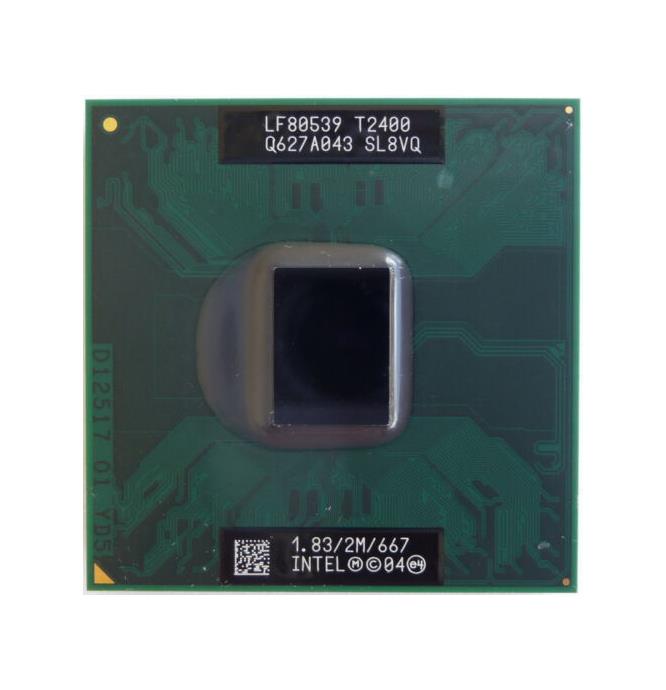 SL8VQ-06 Intel Core Duo T2400 Dual Core 1.83GHz 667MHz FSB 2MB L2 Cache Socket PGA478 Mobile Processor
