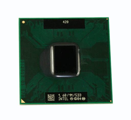 SL8VZ Intel Celeron M 420 1.60GHz 533MHz FSB 1MB L2 Cache Socket PGA478 Mobile Processor