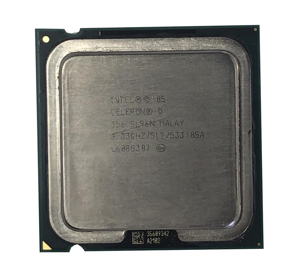 SL96N Intel Celeron D 356 3.33GHz 533MHz FSB 512KB L2 Cache Socket LGA775 Desktop Processor