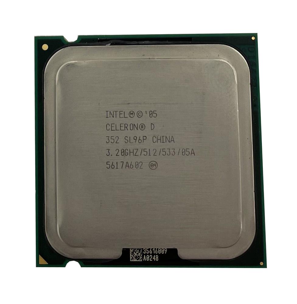 SL96P Intel Celeron D 352 3.20GHz 533MHz FSB 512KB L2 Cache Socket LGA775 Desktop Processor