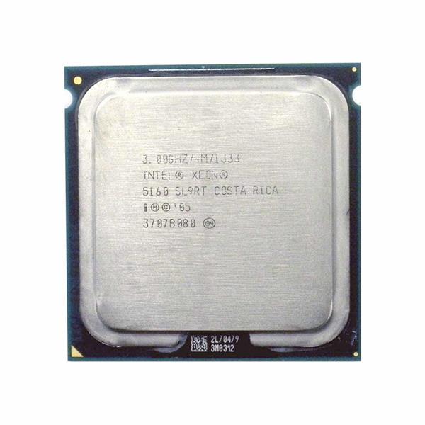 SL9RT Intel Xeon 5160 Dual-Core 3.00GHz 1333MHz FSB 4MB L2 Cache Socket LGA771 Processor