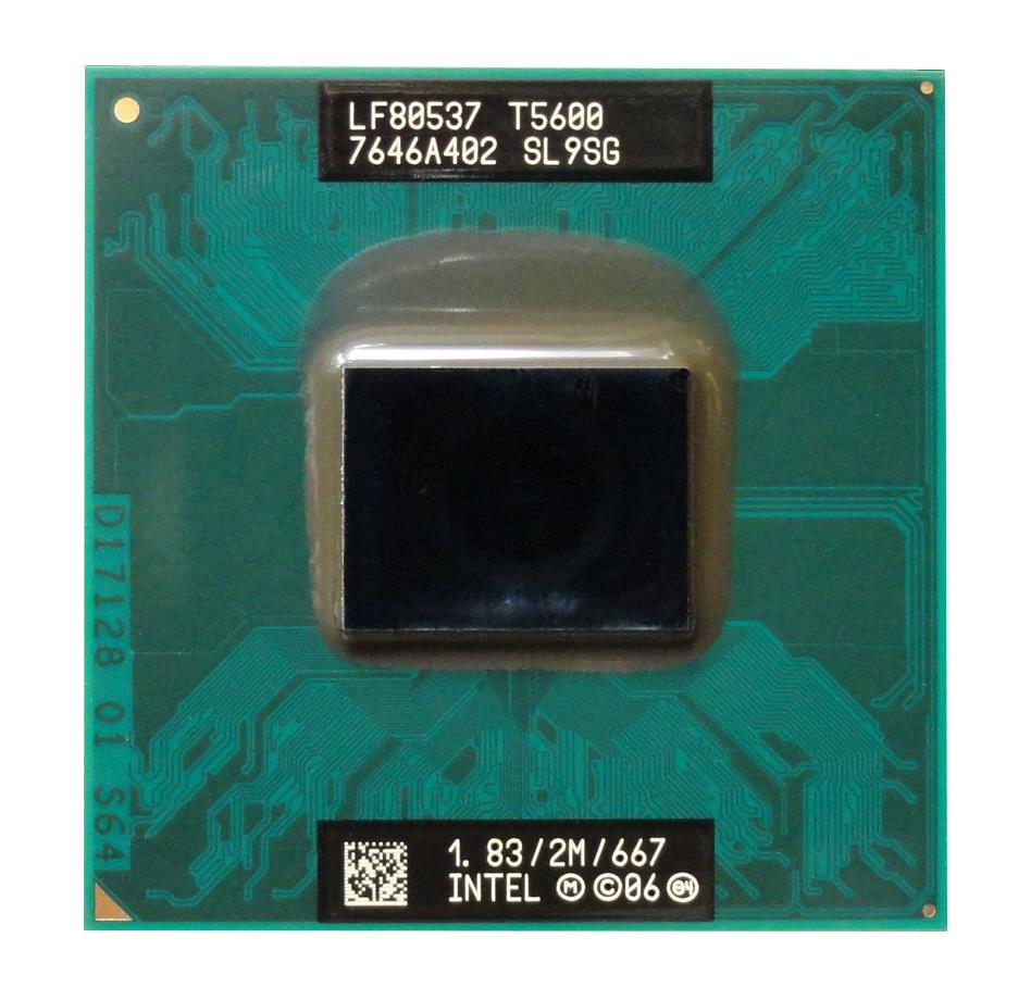 SL9SG Intel Core 2 Duo T5600 1.83GHz 667MHz FSB 2MB L2 Cache Socket PGA478 Mobile Processor