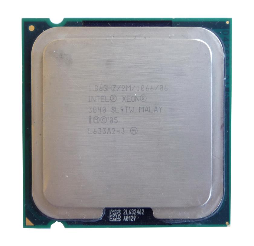 SL9TW Intel Xeon 3040 Dual-Core 1.86GHz 1066MHz FSB 2MB L2 Cache Socket LGA775 Processor