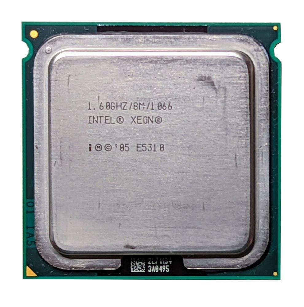 SLAEM Intel Xeon E5310 Quad-Core 1.60GHz 1066MHz FSB 8MB L2 Cache Socket PLGA771 Processor