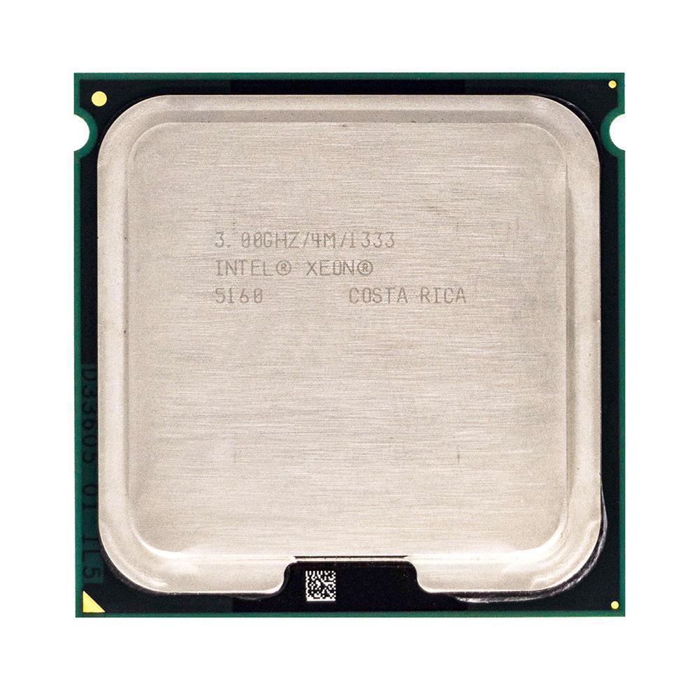 SLAG9 Intel Xeon 5160 Dual-Core 3.00GHz 1333MHz FSB 4MB L2 Cache Socket LGA771 Processor