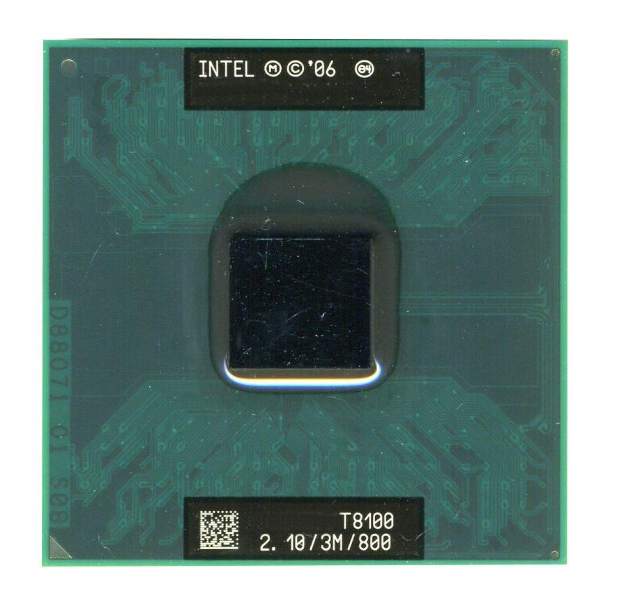 SLAZD Intel Core 2 Duo T8100 2.10GHz 800MHz FSB 3MB L2 Cache Socket BGA479 Mobile Processor