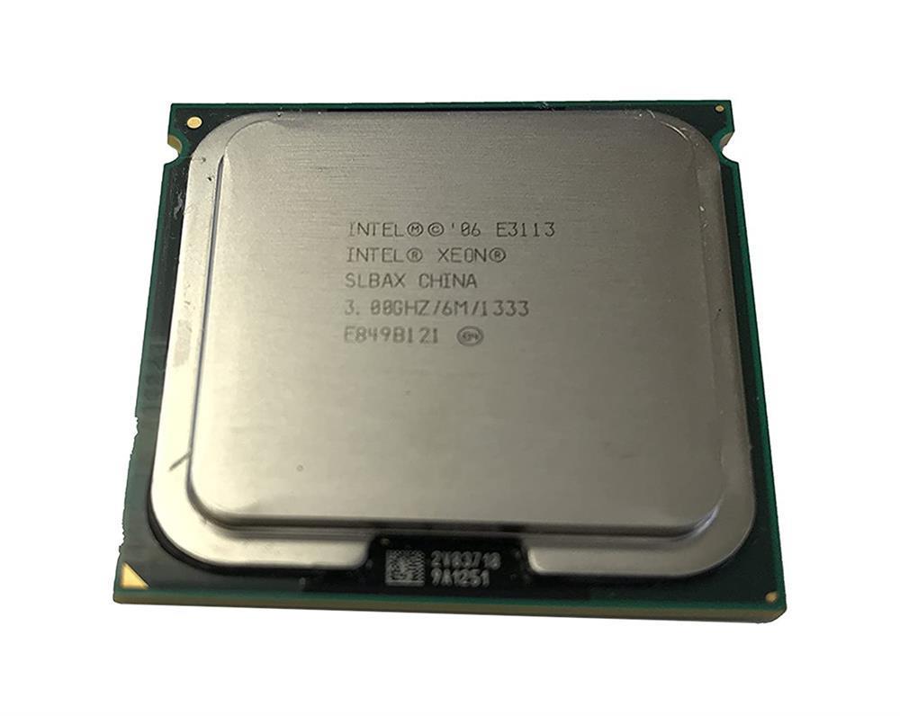 SLBAX Intel Xeon E3113 Dual-Core 3.00GHz 1333MHz FSB 6MB L2 Cache Socket 771 Processor
