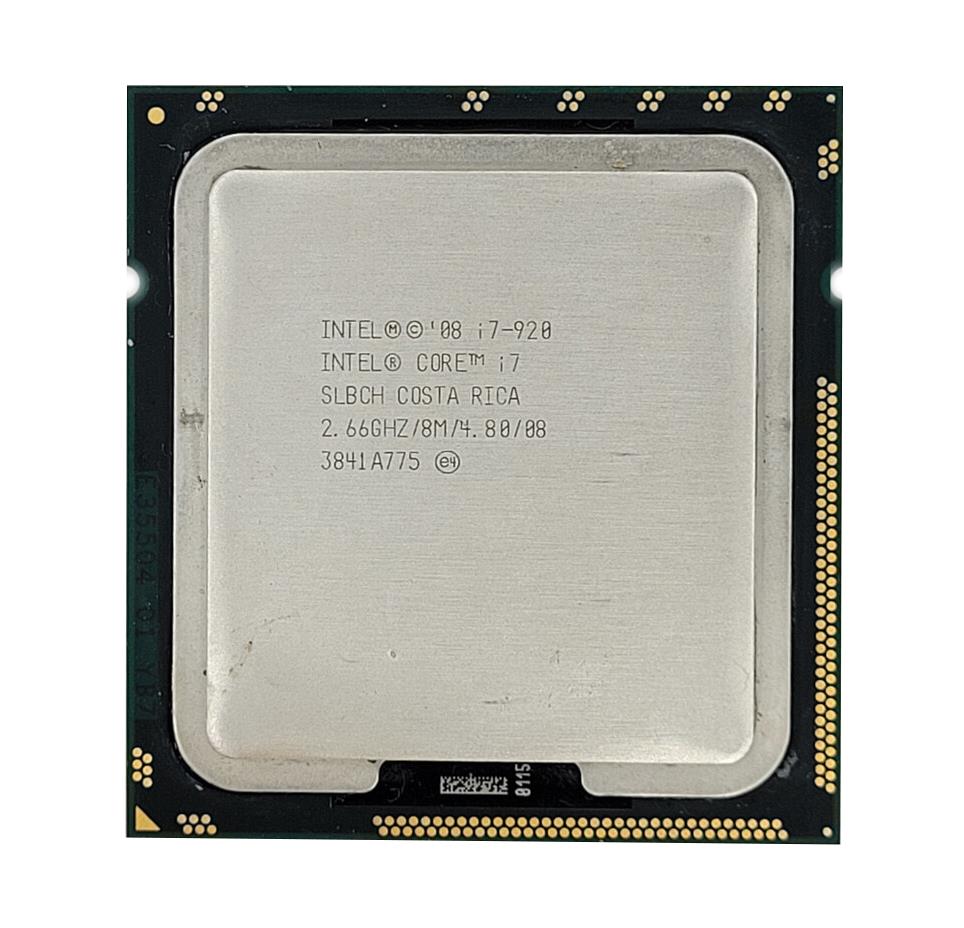 SLBCH Intel Core i7-920 Quad Core 2.66GHz 4.80GT/s QPI 8MB L3 Cache Socket LGA1366 Desktop Processor