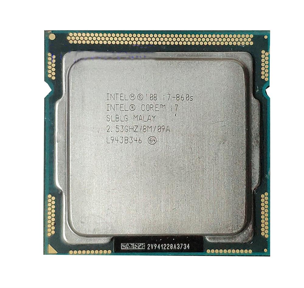 SLBLG Intel Core i7-860S Quad Core 2.53GHz 2.50GT/s DMI 8MB L3 Cache Socket LGA1156 Desktop Processor