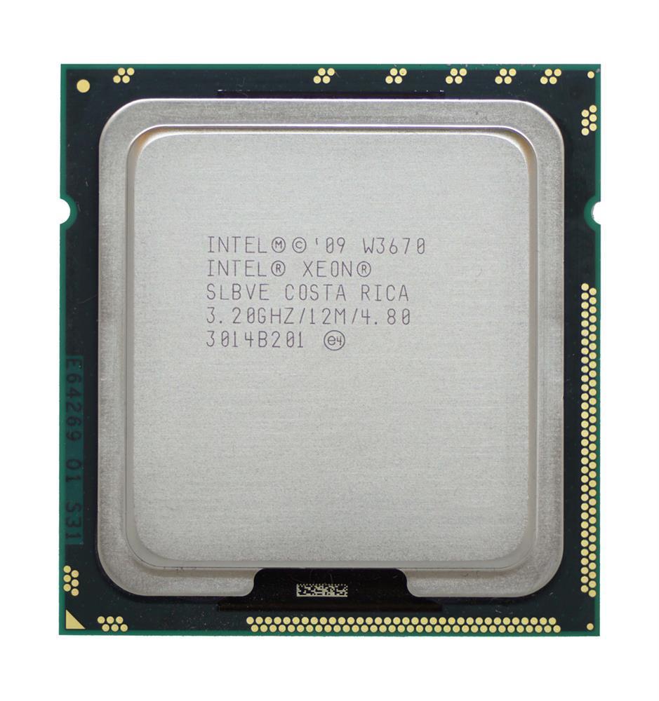 SLBVE Intel Xeon W3670 6-Core 3.20GHz 4.80GT/s QPI 12MB L3 Cache Socket FCLGA1366 Processor