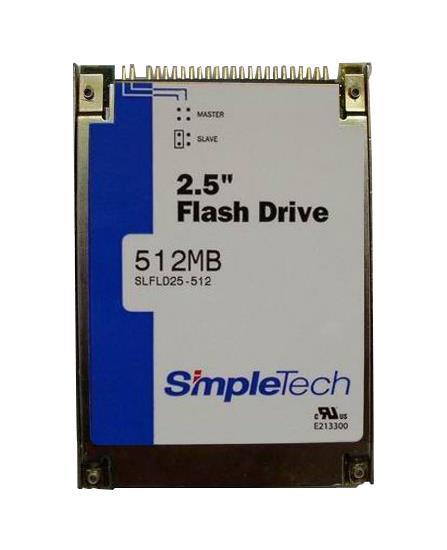 SLFLD25-512MM1U SimpleTech 512MB internal IDE 2.5-inch Flash (SSD) Solid State Drive