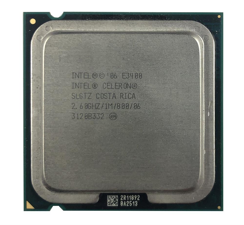 SLGTZ Intel Celeron E3400 Dual-Core 2.60GHz 800MHz FSB 1MB L2 Cache Socket LGA775 Desktop Processor