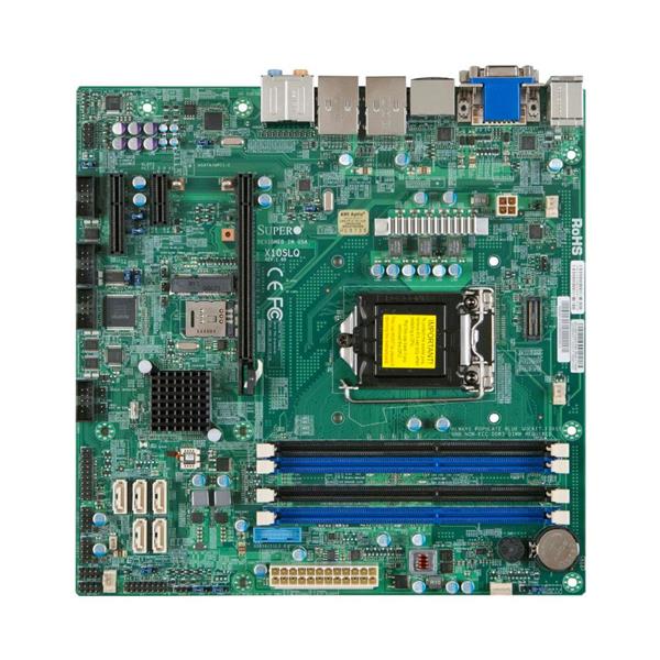 SM0473 SuperMicro X10SLQ Single Socket H3 LGA-1150 Intel Q87 Express Chipset 4th Gen Core i3 / Pentium/ Celeron Processors Support Micro-ATX Server Motherboard (Refurbished)