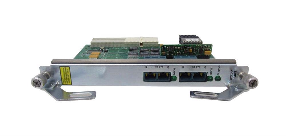 SMFIR-2-622/B Cisco 2 OC-12c/STM-4c Single Height BC SMFIR SC Connectors (Refurbished)