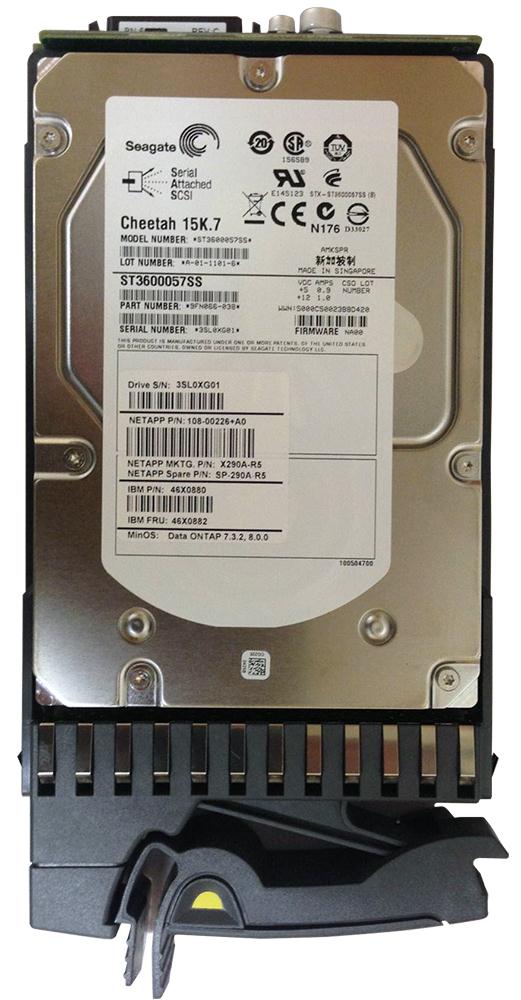 SP-290A-R5 NetApp 600GB 15000RPM SAS 6Gbps 16MB Cache 3.5-inch Internal Hard Drive
