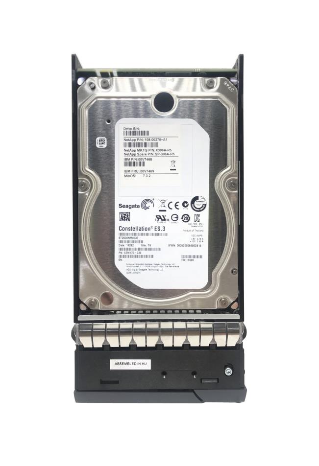 SP-306A-R6 NetApp 2TB 7200RPM SATA 3Gbps 3.5-inch Internal Hard Drive