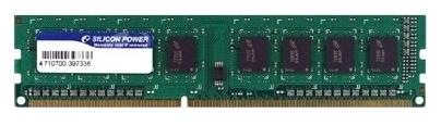 SP004GLLTU160N01 Silicon Power 4GB PC3-12800 DDR3-1600MHz non-ECC Unbuffered CL11 240-Pin DIMM 1.35V Low Voltage Dual Rank Memory Module