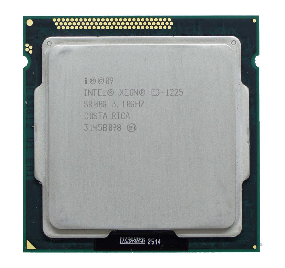 SR00G Intel Xeon E3-1225 Quad-Core 3.10GHz 5.00GT/s DMI 6MB L3 Cache Socket LGA1155 Processor