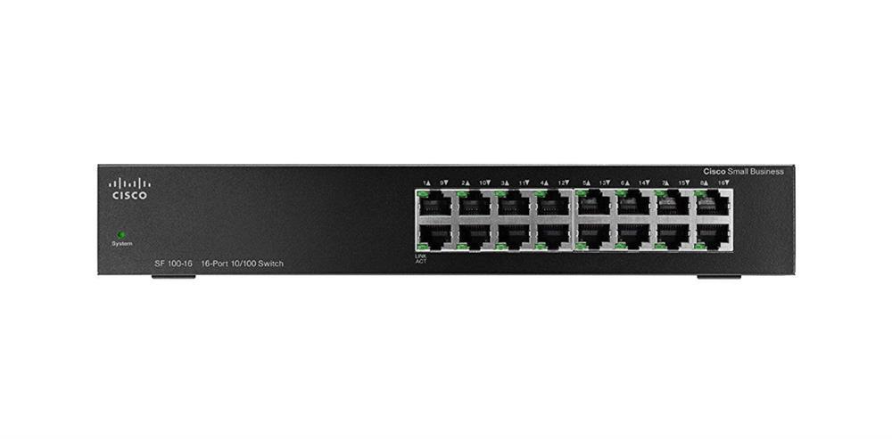 SR216T-AU Cisco SF 100-16 Ethernet Switch (Refurbished)