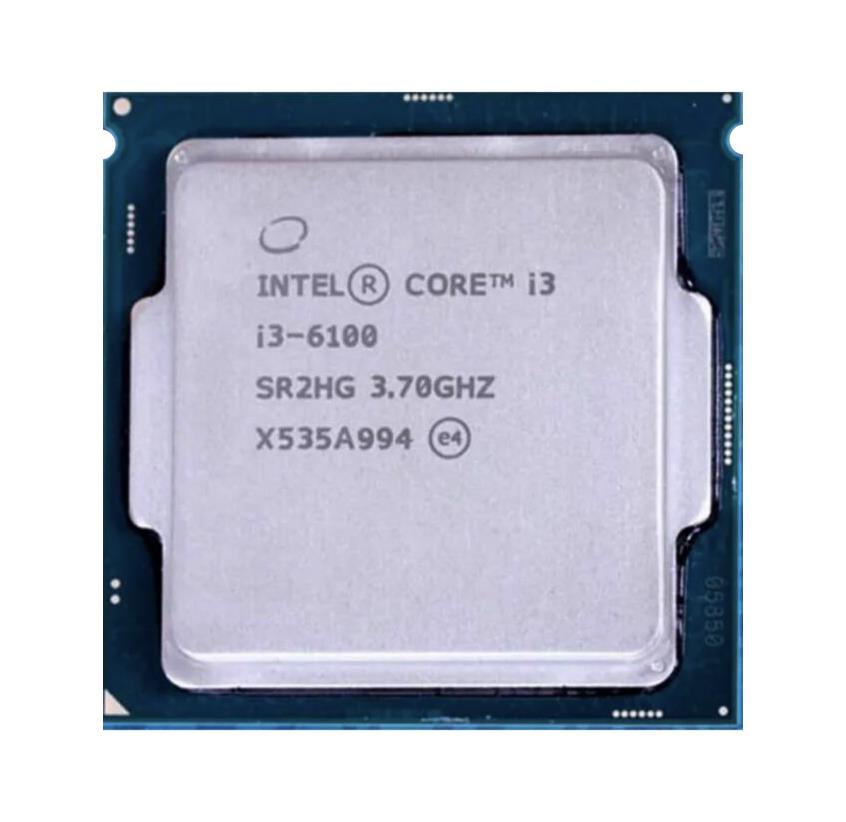 SR2HG Intel Core i3-6100 Dual-Core 3.70GHz 8.00GT/s DMI3 3MB L3 Cache Socket LGA1151 Desktop Processor