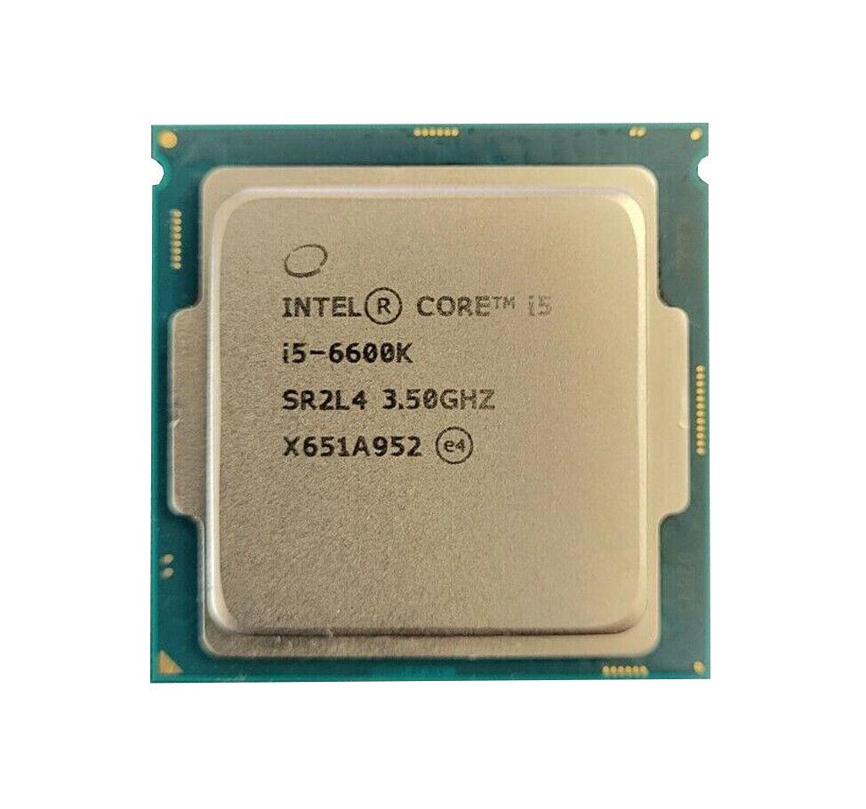SR2L4 Intel Core i5-6600K Quad Core 3.50GHz 8.00GT/s DMI3 6MB L3 Cache Socket LGA1151 Desktop Processor