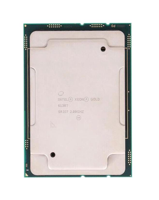 SR3J7 Intel Xeon Gold 6138T 20-Core 2.00GHz 10.40GT/s UPI 27.5MB L3 Cache Socket LGA3647 Processor
