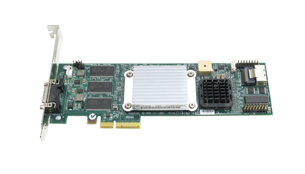 SRCSAS144E Intel 128MB Cache 8-Port SAS 3Gbps / SATA 3Gbps PCI Express x4 Low Profile MD2 RAID 0/1/5/10/50 Controller Card