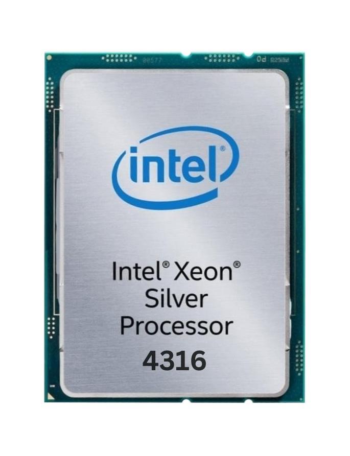 SRKXH Intel Xeon Silver 4316 20-Core 2.30GHz 30MB Cache Socket FCLGA4189 Processor