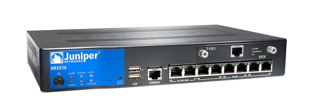 SRX210HPOE Juniper 8port Srx 210 1pim Slot 1excd Perp 1gb 1gb Fl W/ 4port Poe Ps (Refurbished)