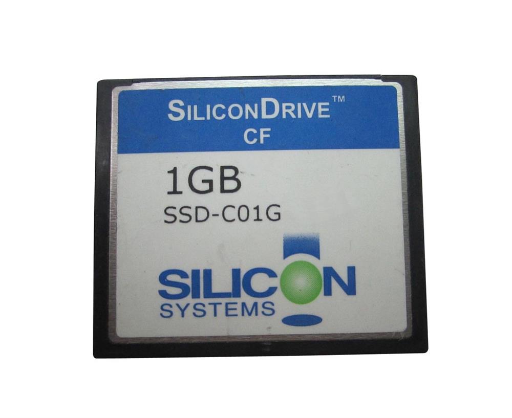 SSD-C01G-3038 SiliconSystems SiliconDrive 1GB ATA/IDE (PATA) CompactFlash (CF) Type I Internal Solid State Drive (SSD)