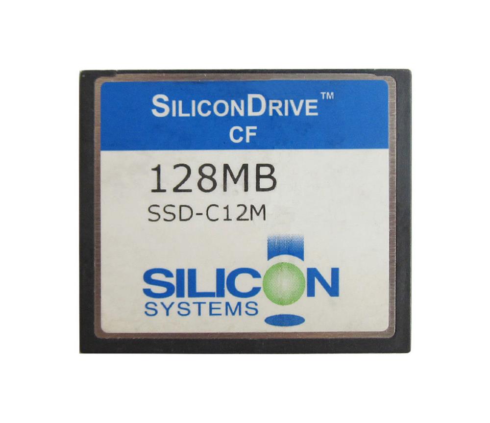 SSD-C12MI-3584 SiliconSystems SiliconDrive 128MB ATA/IDE (PATA) CompactFlash (CF) Type I Internal Solid State Drive (SSD) (Industrial Grade)