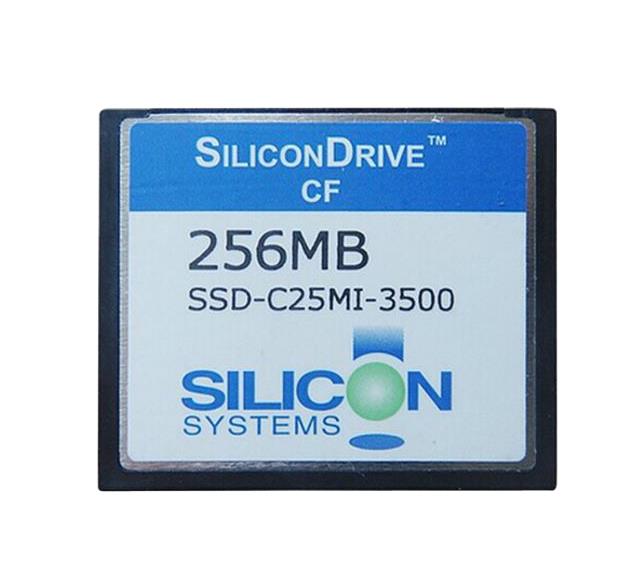 SSD-C25M-3500 SiliconSystems SiliconDrive 256MB ATA/IDE (PATA) CompactFlash (CF) Type I Internal Solid State Drive (SSD)