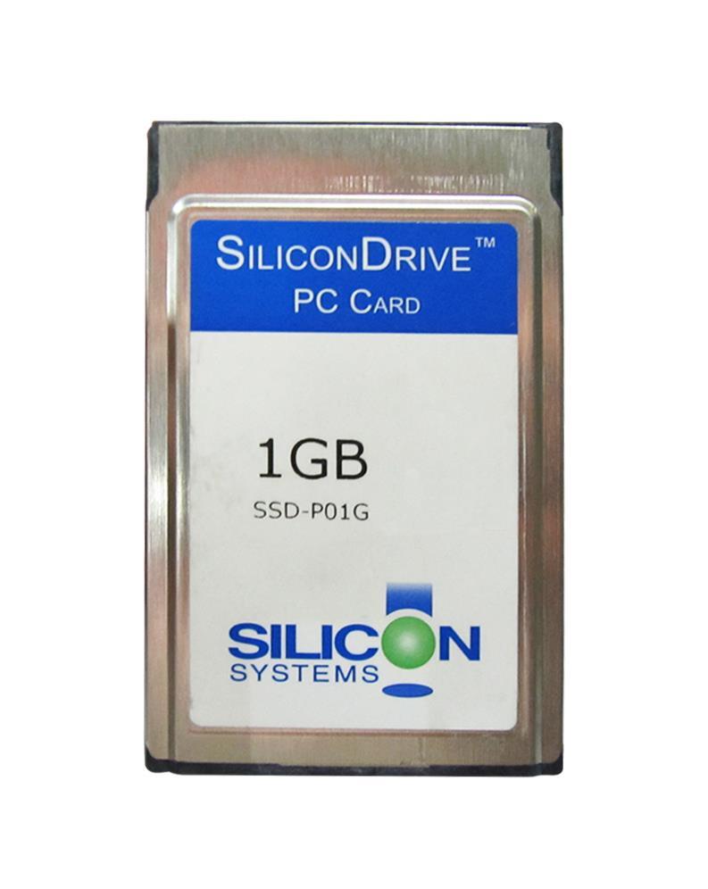 SSD-P01G-3012 SiliconSystems SiliconDrive 1GB ATA PC Card Type II Internal Solid State Drive (SSD)