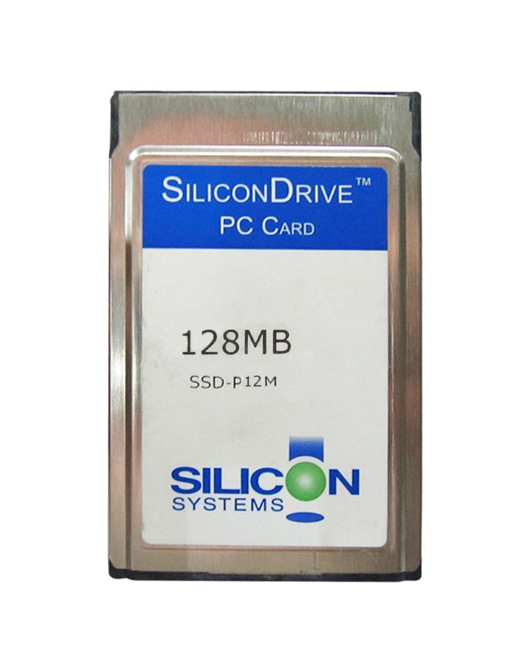 SSD-P12M-3500 SiliconSystems SiliconDrive 128MB ATA PC Card Type II Internal Solid State Drive (SSD)
